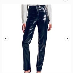 Abercrombie & Fitch shiny navy/black pants!